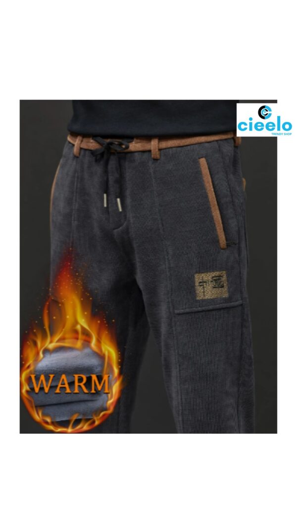 Pantalones Casuales Cálidos – Elegantes y Elásticos Hombre