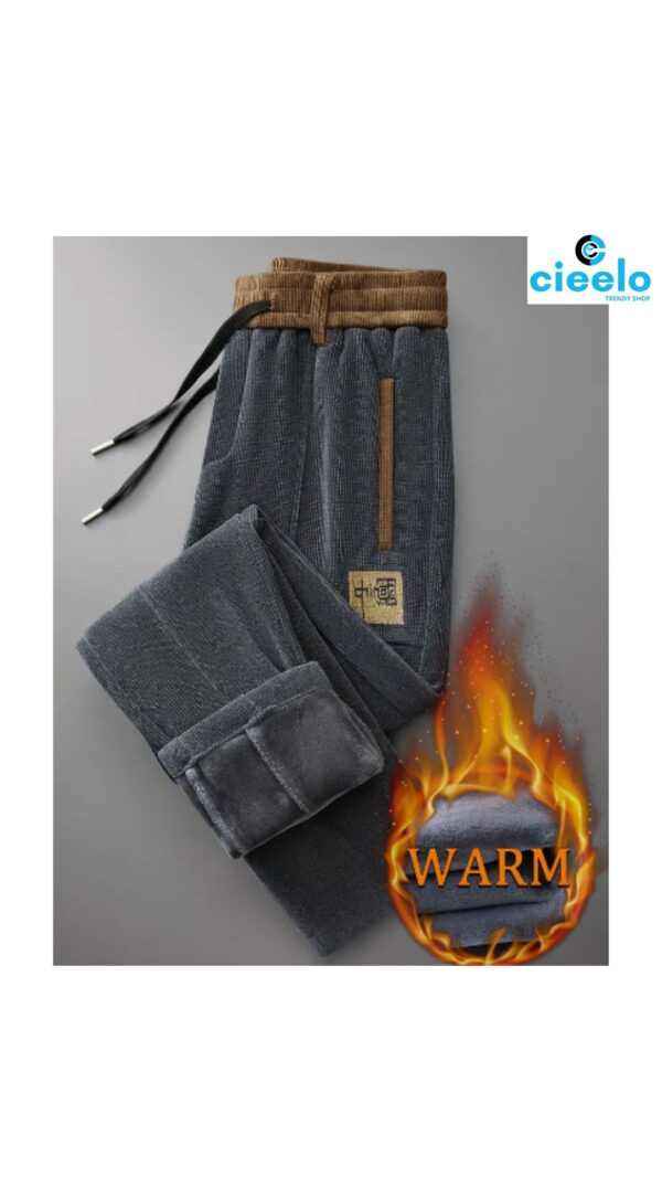 Pantalones Casuales Cálidos – Elegantes y Elásticos Hombre