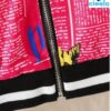 Chaqueta Bomber de Forro Polar y Estampado Pop Art para Niñas – Estilo Béisbol de Invierno