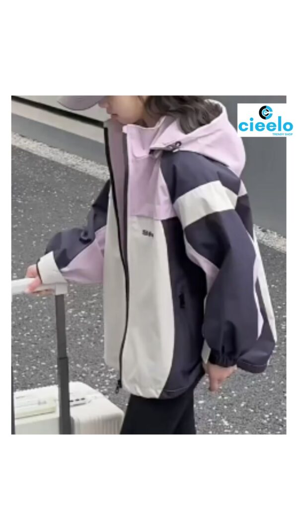 Chaqueta con Capucha Casual – Estilo Primavera 2025