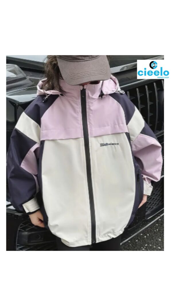 Chaqueta con Capucha Casual – Estilo Primavera 2025