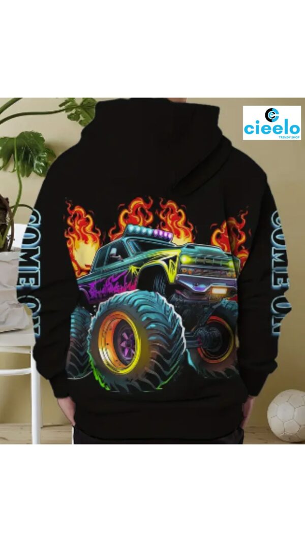 Sudadera Juvenil Bomberos – ¡Explosión de estilo aventurero!