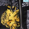 Chaqueta Larga Grafiti con Capucha – Forro de Terciopelo