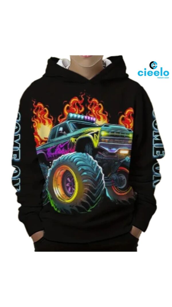 Sudadera Juvenil Bomberos – ¡Explosión de estilo aventurero!
