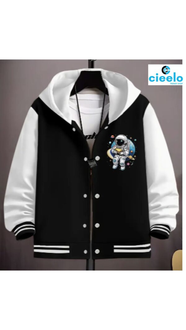 Chaqueta Varsity Infantil – Estilo Astronauta Cómodo