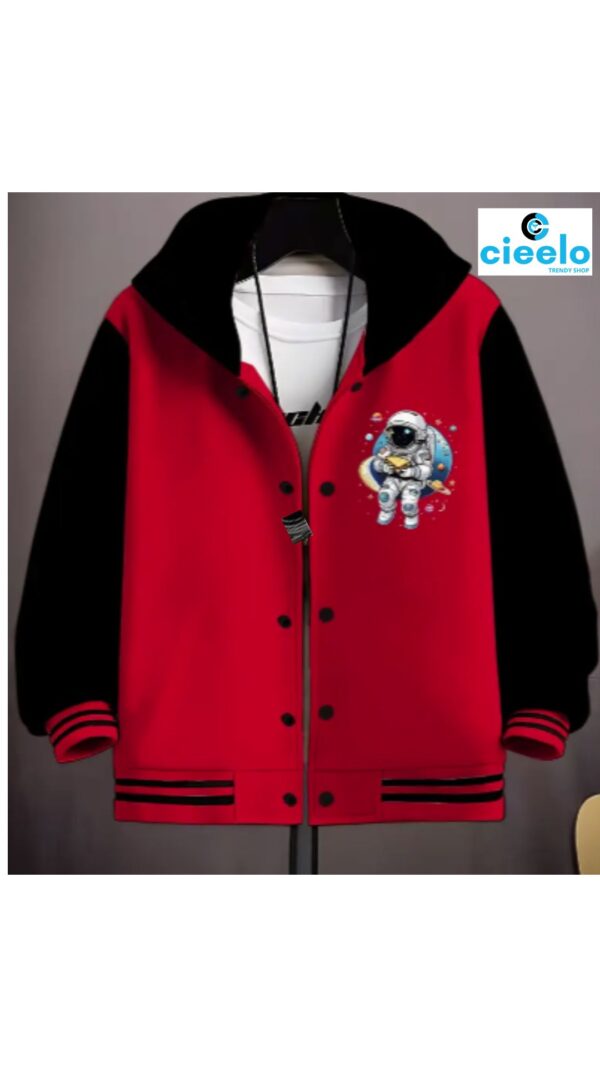 Chaqueta Varsity Infantil – Estilo Astronauta Cómodo