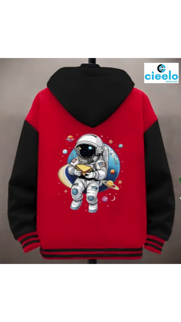 Chaqueta Varsity Infantil – Estilo Astronauta Cómodo