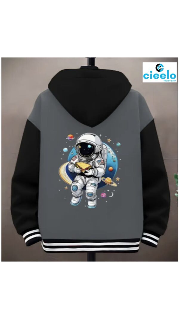 Chaqueta Varsity Infantil – Estilo Astronauta Cómodo