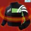 Chaqueta Casual con Estampado de Letras y Forro Polar