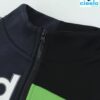 Chaqueta Casual con Estampado de Letras y Forro Polar