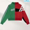 Chaqueta Casual con Estampado de Letras y Forro Polar