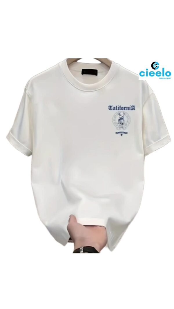 Camiseta Holgada Hombre – Algodón 100% Estilo Americano