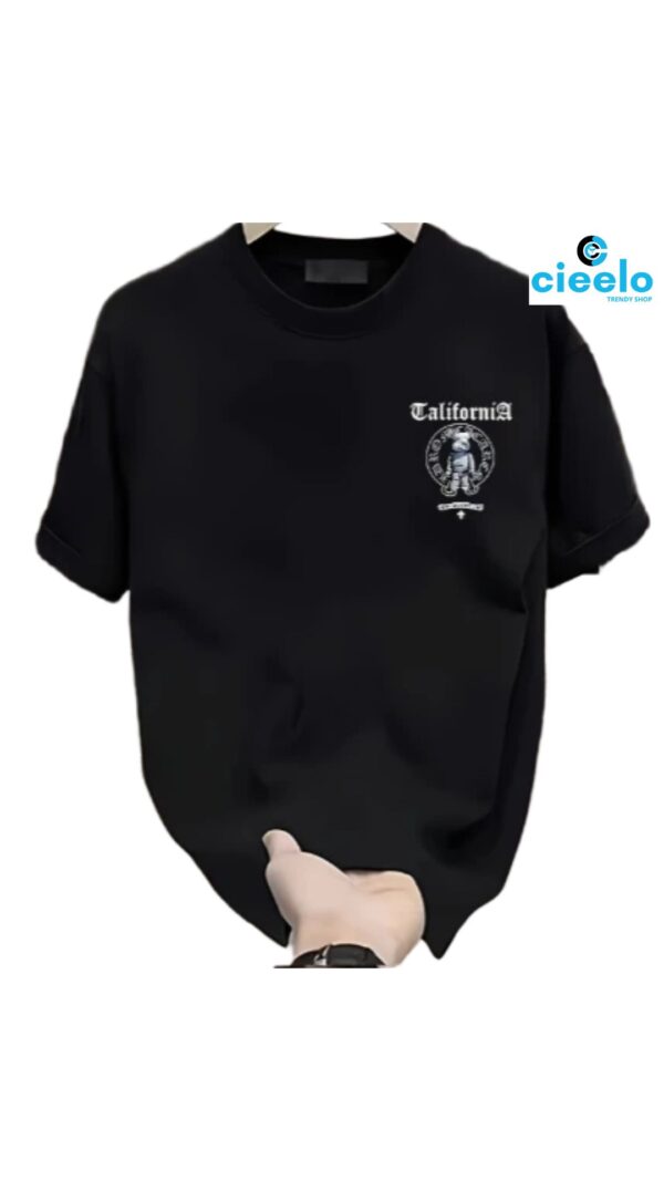 Camiseta Holgada Hombre – Algodón 100% Estilo Americano