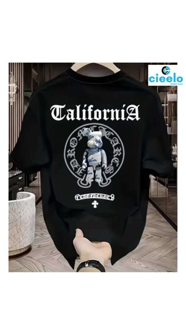 Camiseta Holgada Hombre – Algodón 100% Estilo Americano