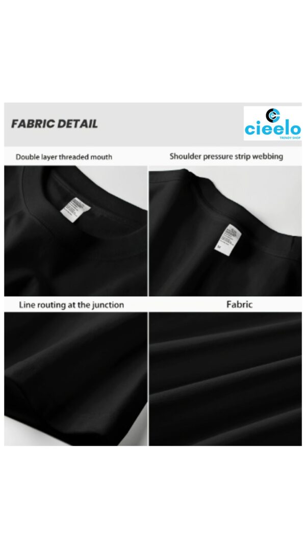 Camiseta Holgada Hombre – Algodón 100% Estilo Americano