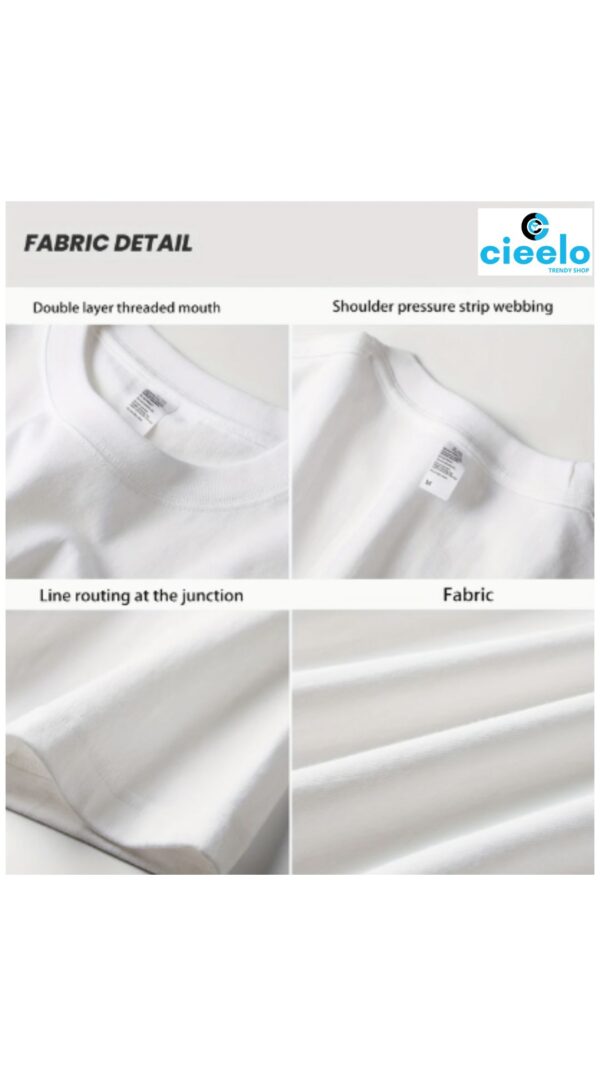 Camiseta Holgada Hombre – Algodón 100% Estilo Americano