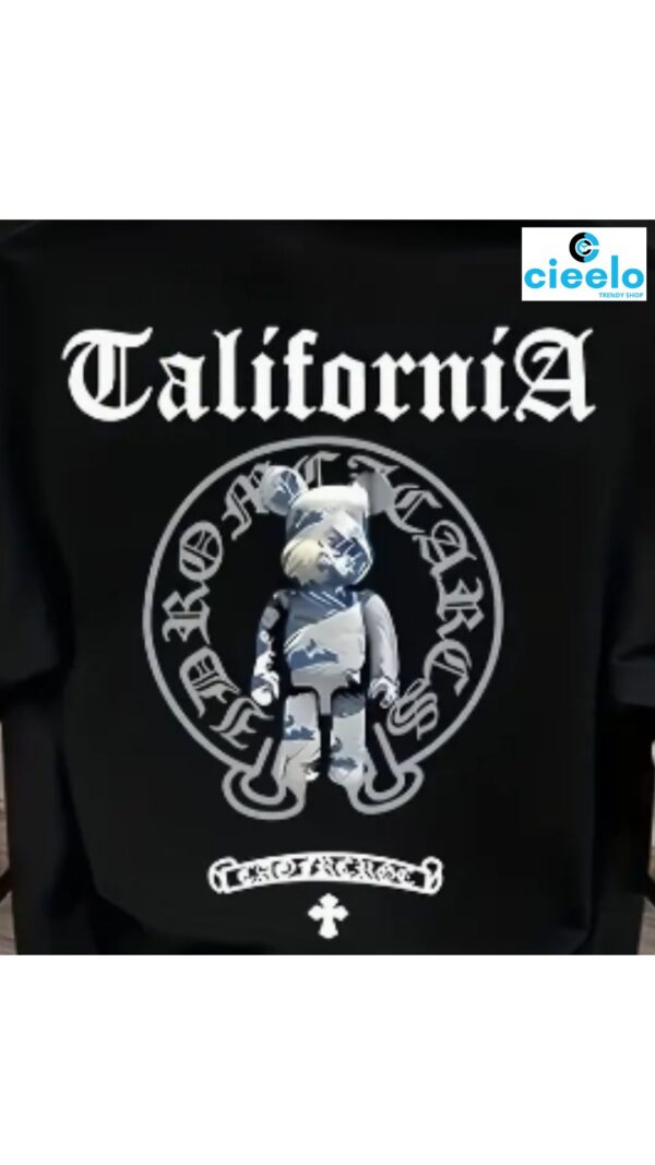 Camiseta Holgada Hombre – Algodón 100% Estilo Americano