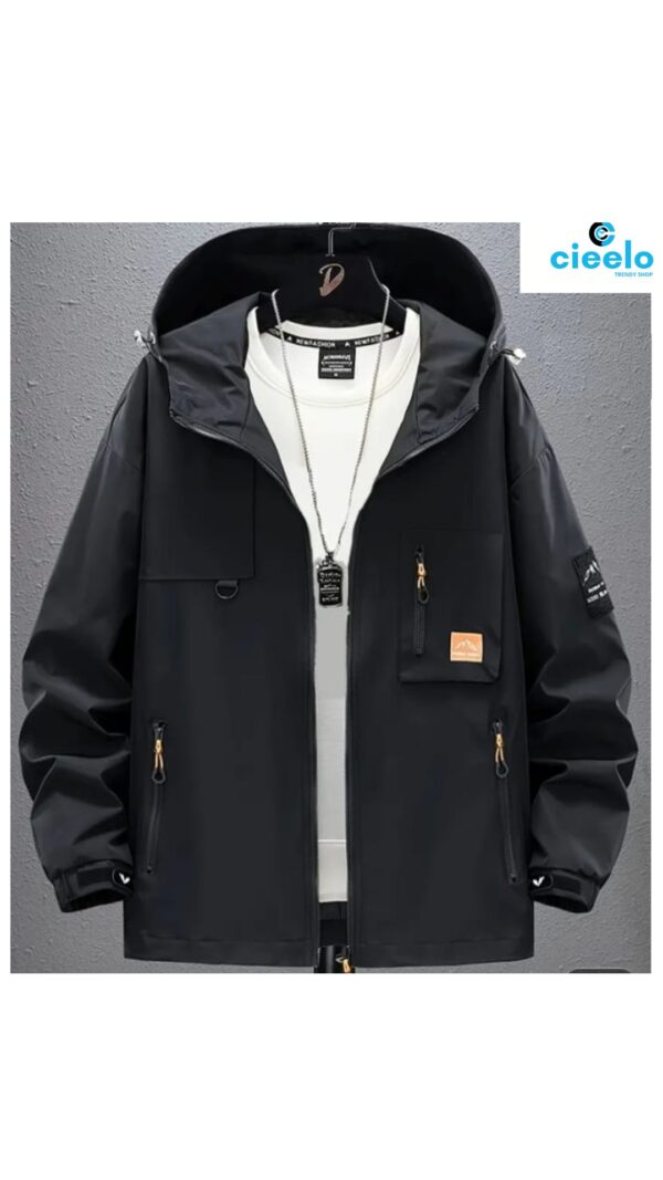 Chaquetón con Capucha para Hombre – Estilo Casual y Cómodo