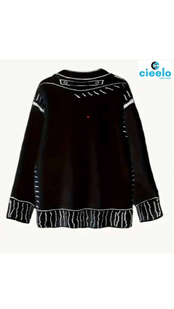 Cárdigan con grafiti – Estilo oversized y urbano cool