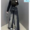 Jeans Pierna Ancha Rock – Estilo Rebelde y Cómodo