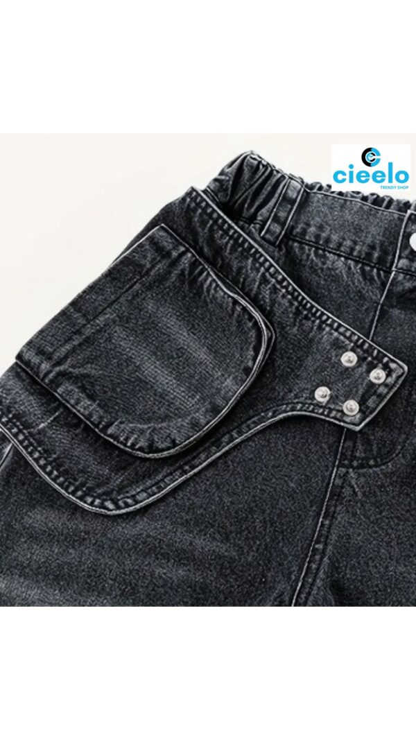 Jeans Pierna Ancha Rock – Estilo Rebelde y Cómodo
