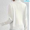Cárdigan suave con cremallera – Elegancia casual ligera