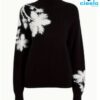 Suéter floral cuello alto – Suave y cálido para otoño/invierno