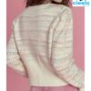 Cárdigan ajustado con botones corazón – Color y estilo