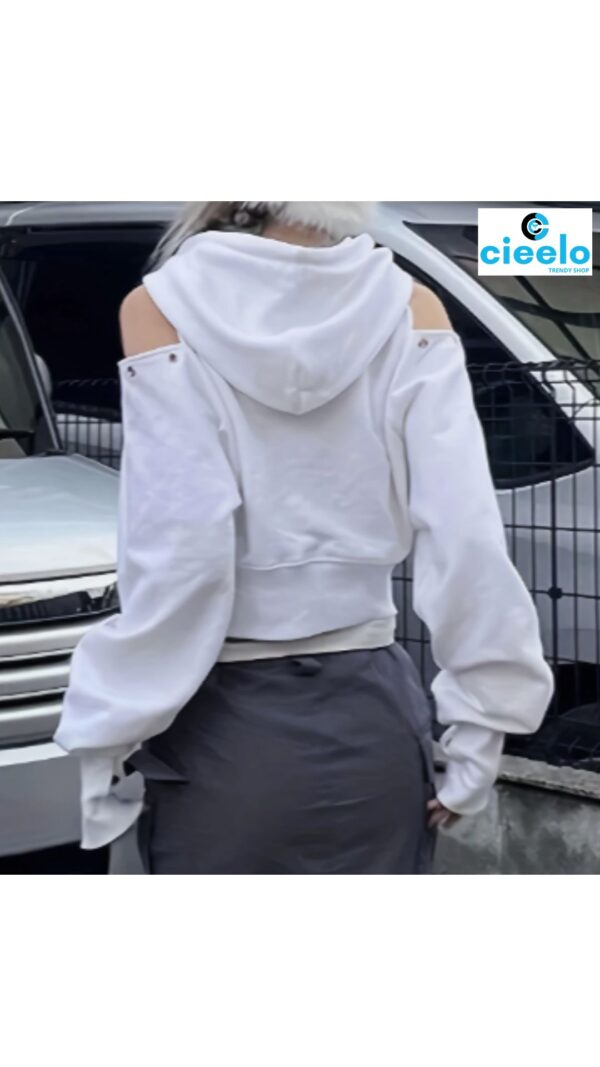 Sudadera geométrica mujer – Estilo casual y cómodo