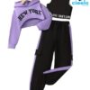 Conjunto 3 Piezas con Sudadera y Pantalones – Niñas Top Style