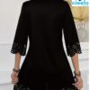 Vestido elegante línea A – Look chic con toque atrevido