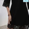 Vestido elegante línea A – Look chic con toque atrevido