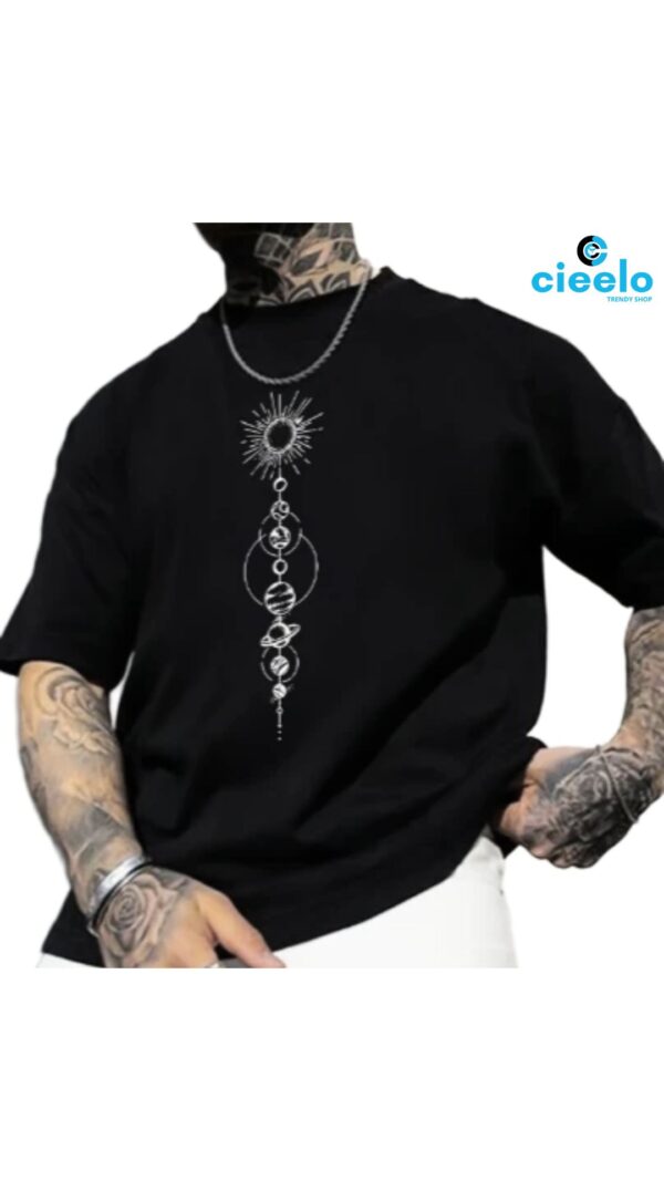 Camiseta Celestial Talla Grande – Algodón Ligero y Urbano
