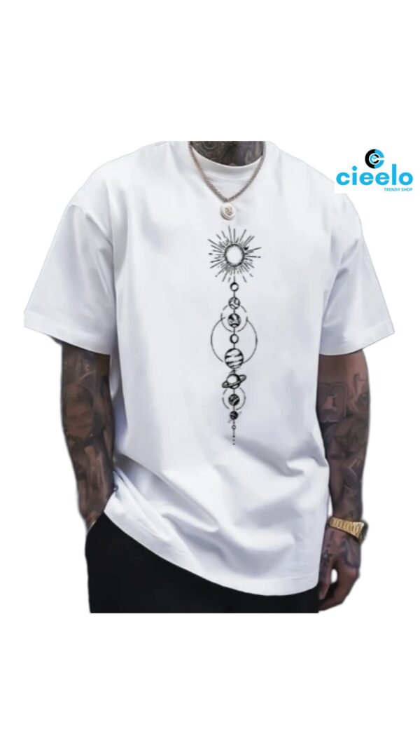 Camiseta Celestial Talla Grande – Algodón Ligero y Urbano