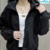 Chaqueta con Capucha Mujer – Ligera y Casual para Otoño