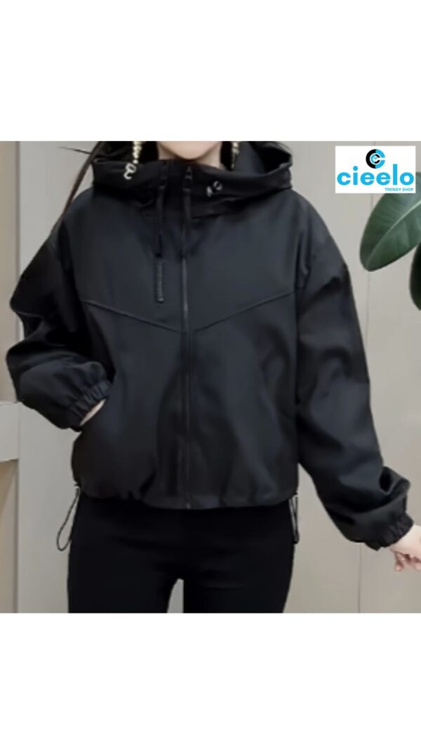 Chaqueta con Capucha Mujer – Ligera y Casual para Otoño