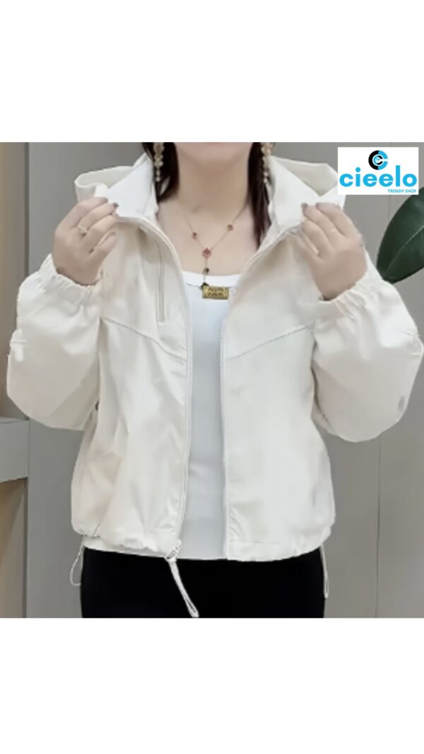 Chaqueta con Capucha Mujer – Ligera y Casual para Otoño