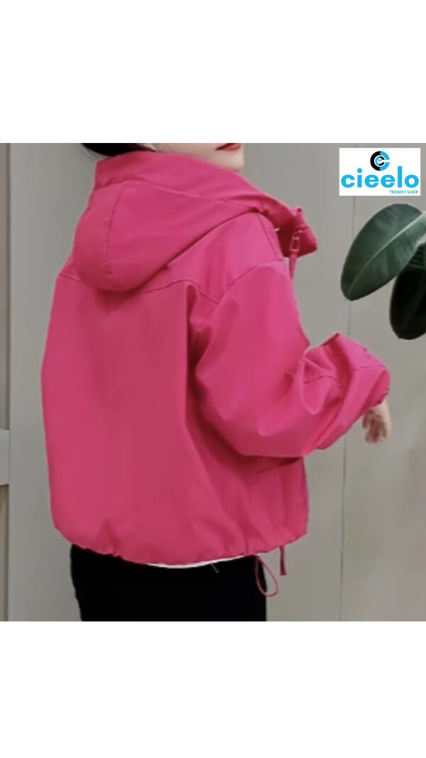 Chaqueta con Capucha Mujer – Ligera y Casual para Otoño