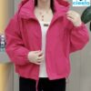 Chaqueta con Capucha Mujer – Ligera y Casual para Otoño