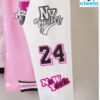 Chaqueta Varsity Rosa y Negra para Niñas – Con Parches y "DISFRUTA"