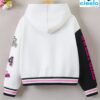 Chaqueta Varsity Rosa y Negra para Niñas – Con Parches y "DISFRUTA"