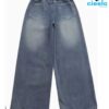 Jeans Retro Y2K – Cintura Alta & Estilo Callejero