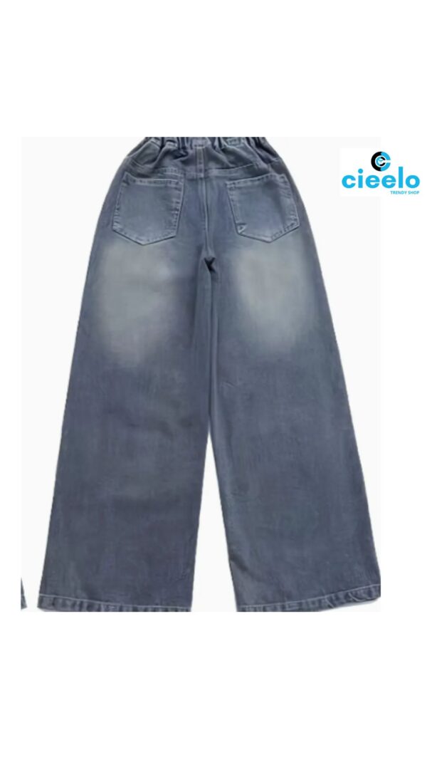 Jeans Retro Y2K – Cintura Alta & Estilo Callejero