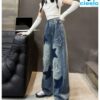 Jeans Retro Y2K – Cintura Alta & Estilo Callejero