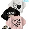 Conjunto de 3 Camisetas con Corazones – Suaves y Ligeras