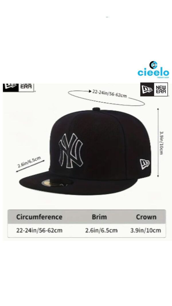 Gorra NY Casual Black Flat Brim – Hip-hop, calle y actitud urbana