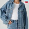 Chaqueta Levis de Camionero con Puntadas Vintage 90s  Descripción Corta: