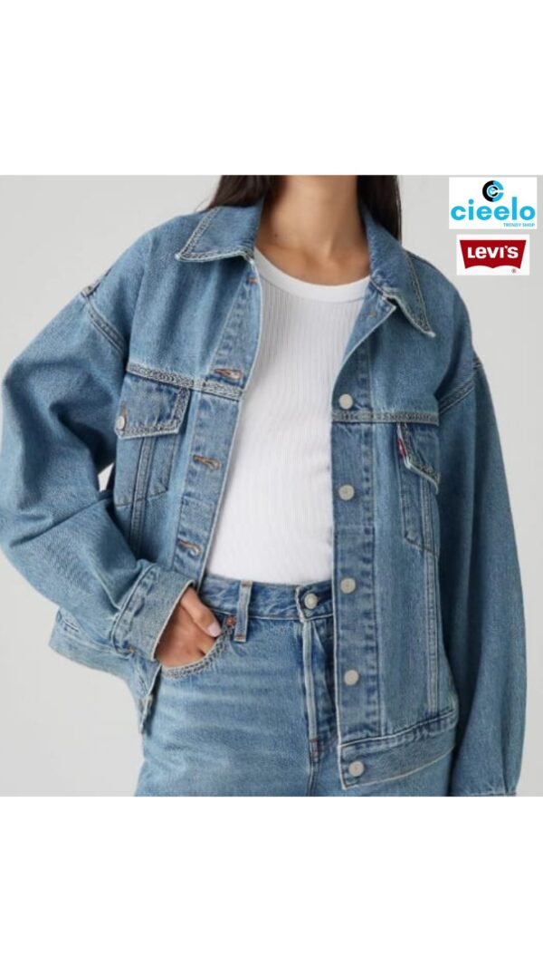 Chaqueta Levis de Camionero con Puntadas Vintage 90s  Descripción Corta: