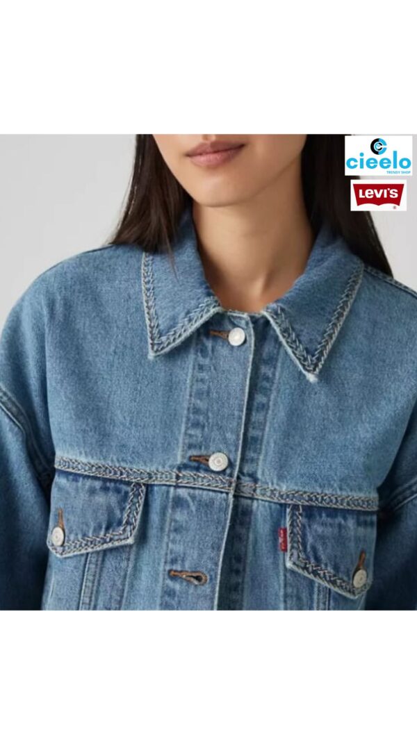 Chaqueta Levis de Camionero con Puntadas Vintage 90s  Descripción Corta: