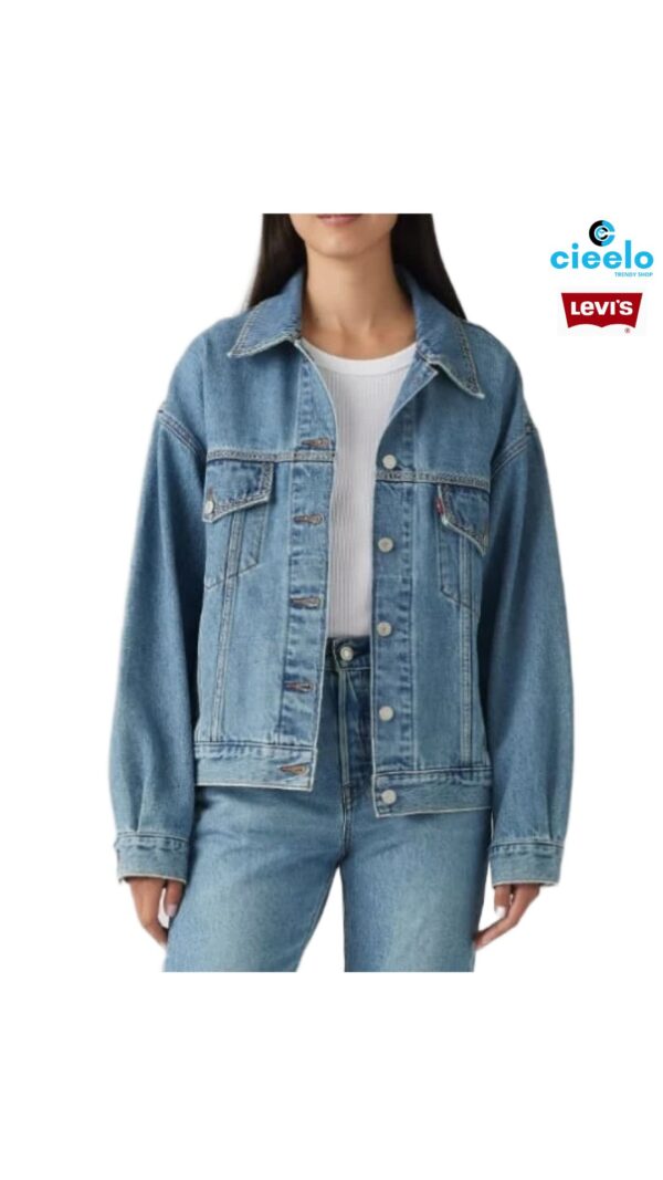 Chaqueta Levis de Camionero con Puntadas Vintage 90s  Descripción Corta: